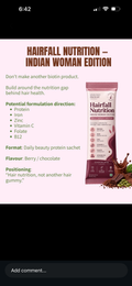 Hairfall nutrition